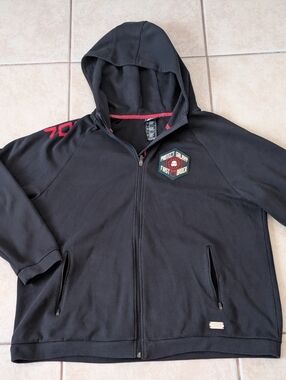 Disney Star Wars Galaxy's Edge Project Galaxy First Order Zip Hoodie Black XL